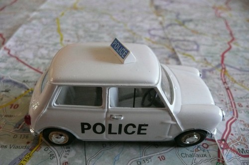 Austin mini morris police - austin,