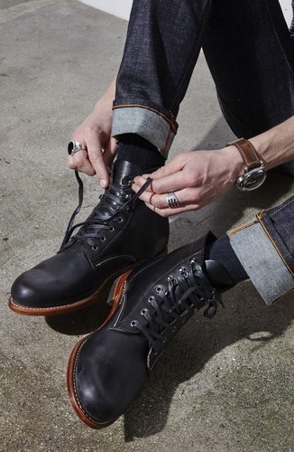 Handmade men black - handmade,