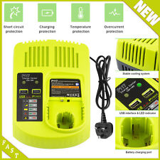Fast Charger 18V LED For Ryobi One+ Plus P108 Li-ion Battery P117 P107 RB18L50