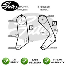 Timing Cam Belt Gates Fits Fiat X19 1978-1989 1.3 1.5 2.1 2.2 + Other Models