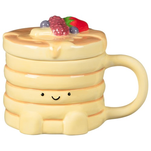 Pancake mug ceramic novelty - ceramic,
