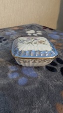 Dresden porcelain bowl and lid