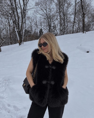 Zara faux fur - , gilet