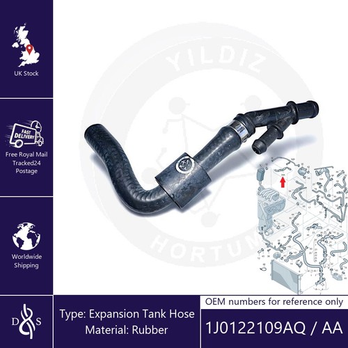 Expansion tank hose - expansion, audi