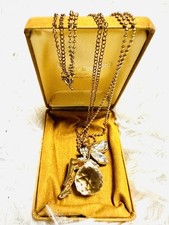 Fairy Pendant Necklace Gold