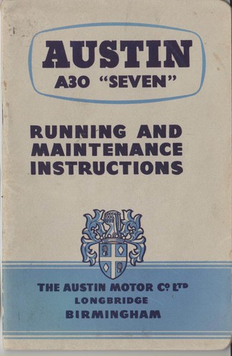 Austin a30 seven original - austin,