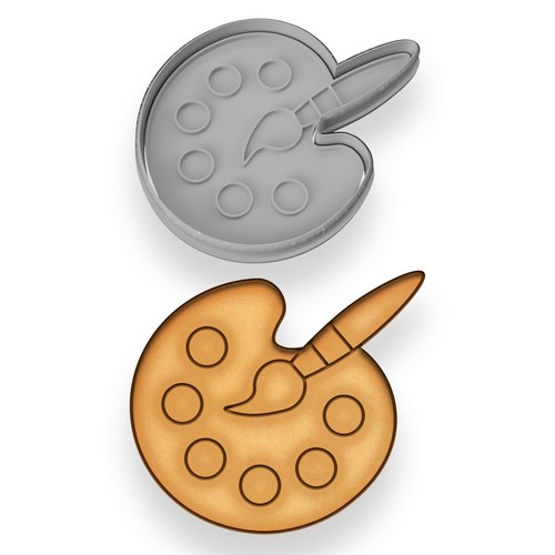 Paint palette cookie cutter - paint,