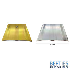 61mm Extra Wide Cover Strip VINYL METAL CARPET DOOR BAR THRESHOLD TRIM