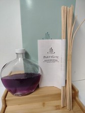 SEALED PartyLite Tri-Glow Reed Diffuser 5oz Set Black Raspberry RD286 / 349101