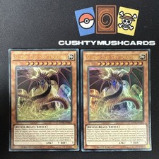 YUGIOH SLIFER THE SKY DRAGON ULTRA RARE MVP1-ENSV6 LIMITED EDITION X2 