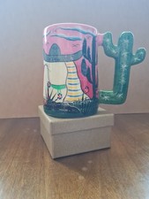 Cacti Hand Painted Mug