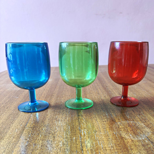 Set coloured plastic - 3,