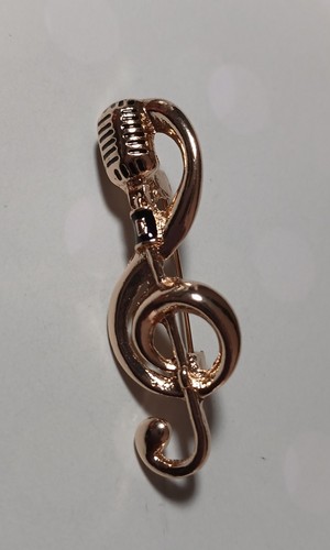 Treble clef microphone - clef,