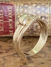 Gents 9ct Gold  Coiled Snake