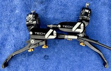 ✅Hope Tech 4 E4 Brakes Brakeset +  Rotors Black  Orange v4 m4 x2 v2 shimano xtr