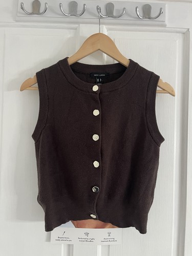 Chocolate brown waistcoat vest