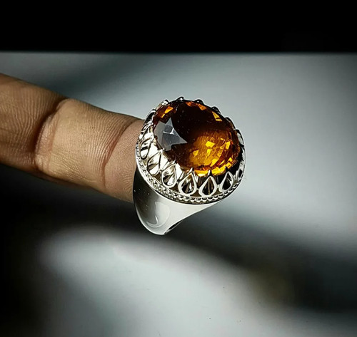 Citrine stone 925 - stone, sterling