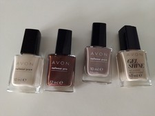 Avon Nail Polish Pro+ & Pro Brown Shades 4 Items - NEW  Unused