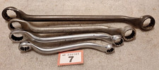 VINTAGE WORKSHOP TOOLS BRITOOL SWAN NECK IMPERIAL SPANNERS x4 A/F JOBLOT