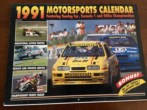 1991 motorsports calendar - motorsports,