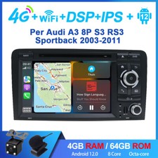 4GB+64GB For AUDI A3 S3 RS3 8P