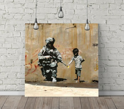 Banksy soldier and - banksy,