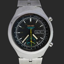 Vintage Seiko Helmet 6139-7100 Automatic Watch c.1976 #65450