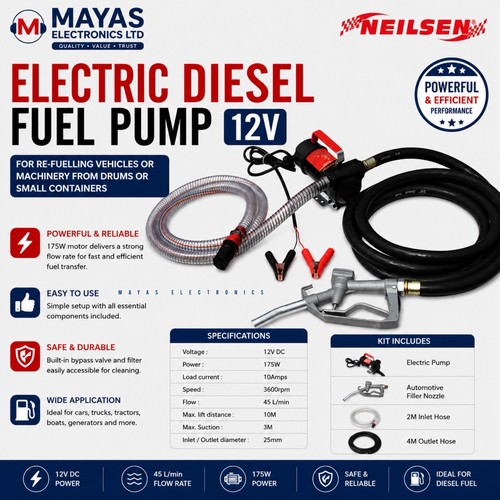 12v diesel electric fuel - diesel,