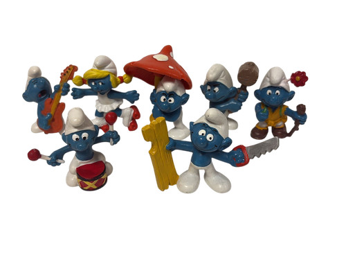 Vintage peyo smurf figurines - peyo,