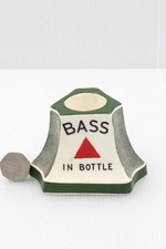 VINTAGE 1900s BASS IN BOTTLE CERAMIC ADVERTISING MATCH STRIKER -NOT FOUND BURIED