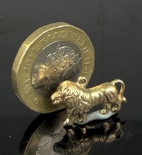 9ct Gold Charm - Lion- 0.77gm