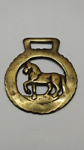 Horse brass vintage - , antique