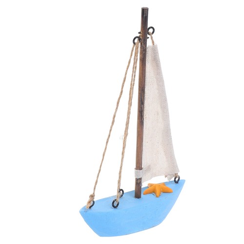 Wood nautical boat - nautical, ornament