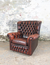 Chesterfield Leather Wingback