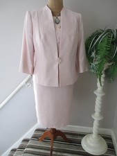 JACQUES VERT PINK DRESS AND JACKET SIZE 16/18