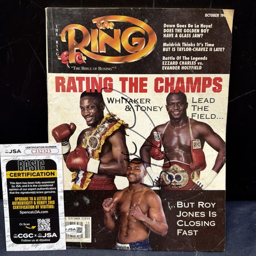 Roy jones autographed - jones, jr