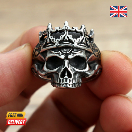 Men gothic skull crown - skull,
