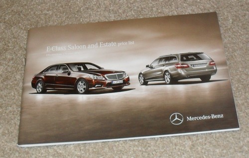 Mercedes class price guide - e,