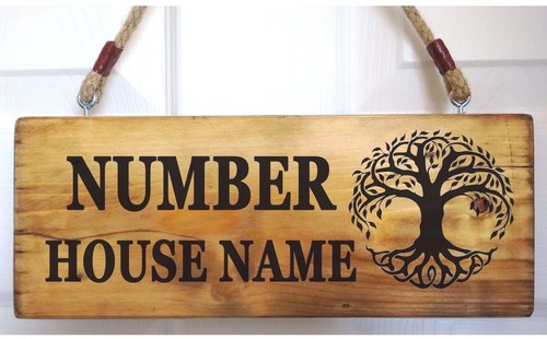 Personalised house sign - personalised,