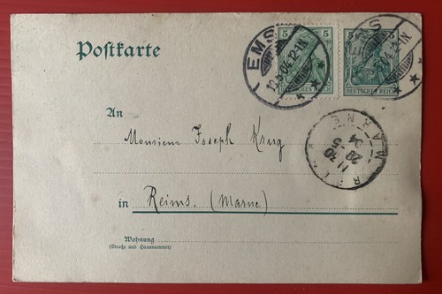 Old postcard 1904 - , to