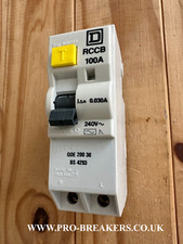 Square D RCD 100 Amp 30mA