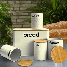 5pc-Kitchen Set Bread Bin Tea