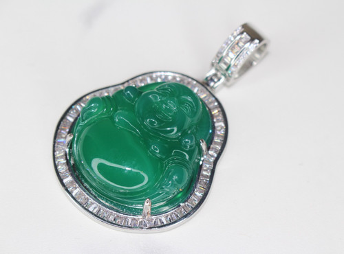 Happy buddha green - happy,