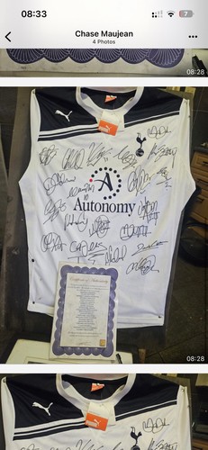 Spurs squad signed - signed, shirt