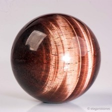 41g31mm Red Tiger Eye Sphere