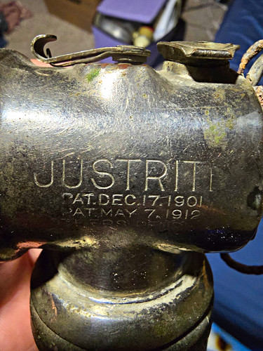 Antique justrite carbide - antique,