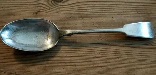 Antique fiddle spoon s - spoon,