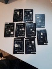 Cluedo Vintage Room Cards 1965 Full Set Used,waddingtons,spares Replacements