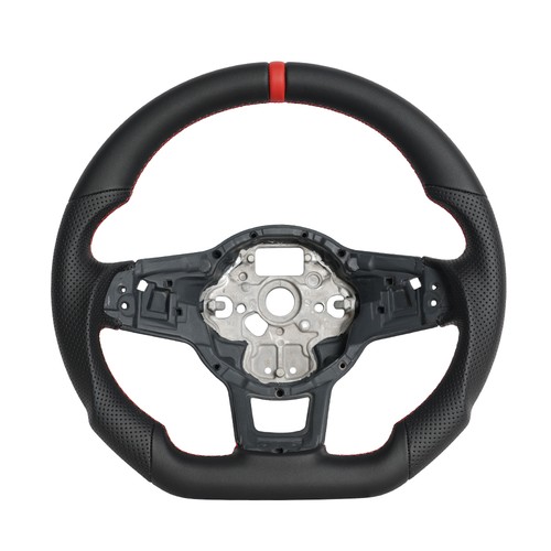 New full leather - leather, steering