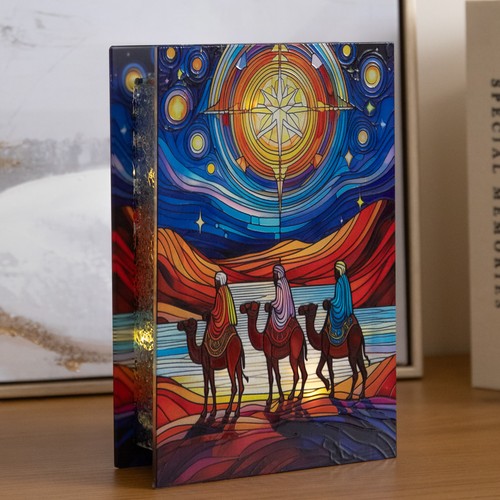 21cm three wise men stained - three,